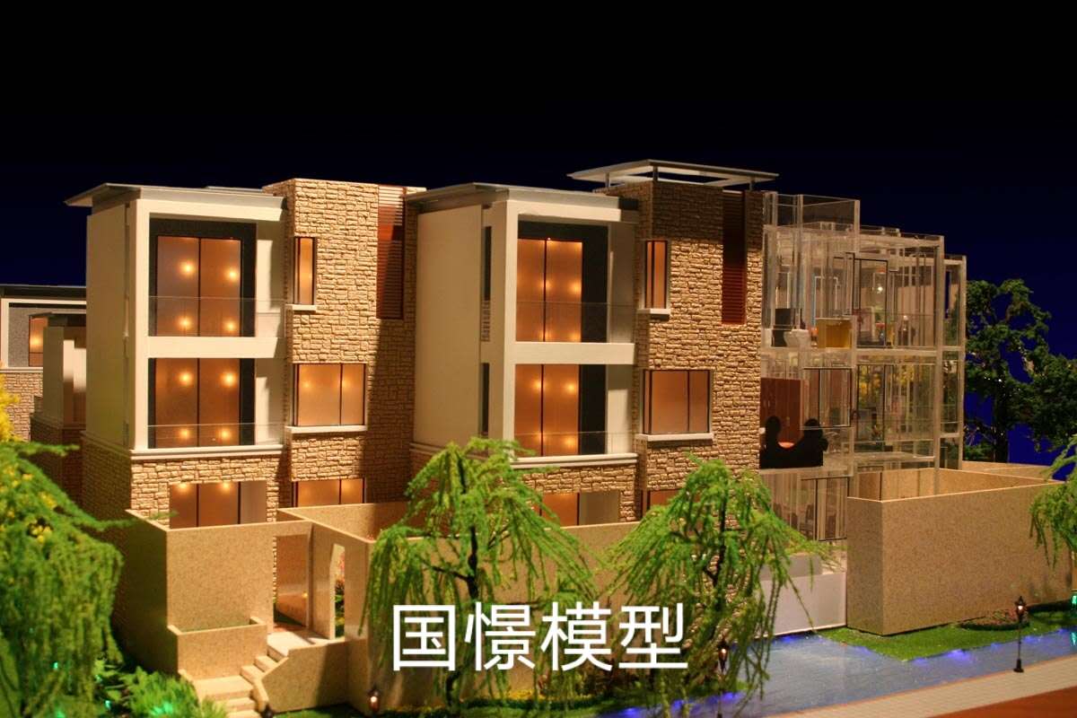 吉木萨尔县建筑模型