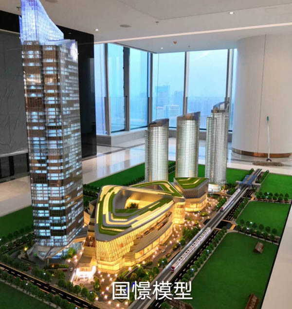 吉木萨尔县建筑模型