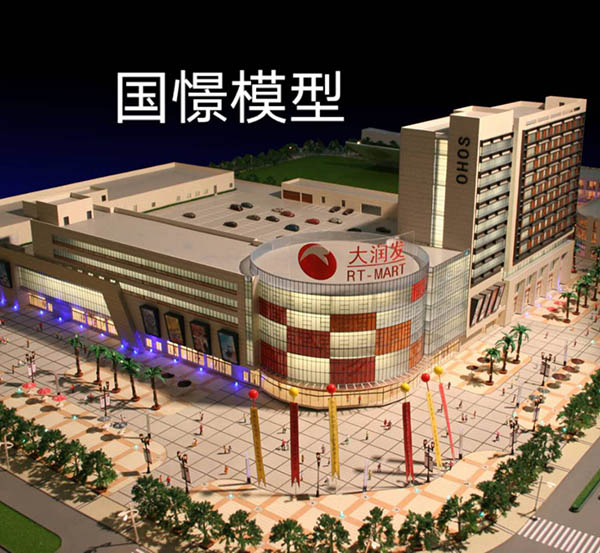 吉木萨尔县建筑模型