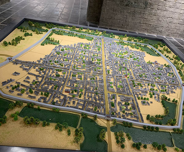 吉木萨尔县建筑模型