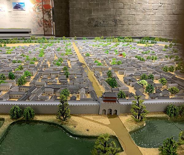 吉木萨尔县建筑模型