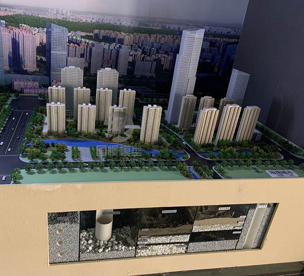 吉木萨尔县建筑模型